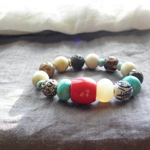 Auspicious meaning stone bracelet